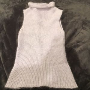 Bebe Sleeveless Knit Top (Purple)